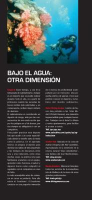 Bajo el agua: otra dimensión